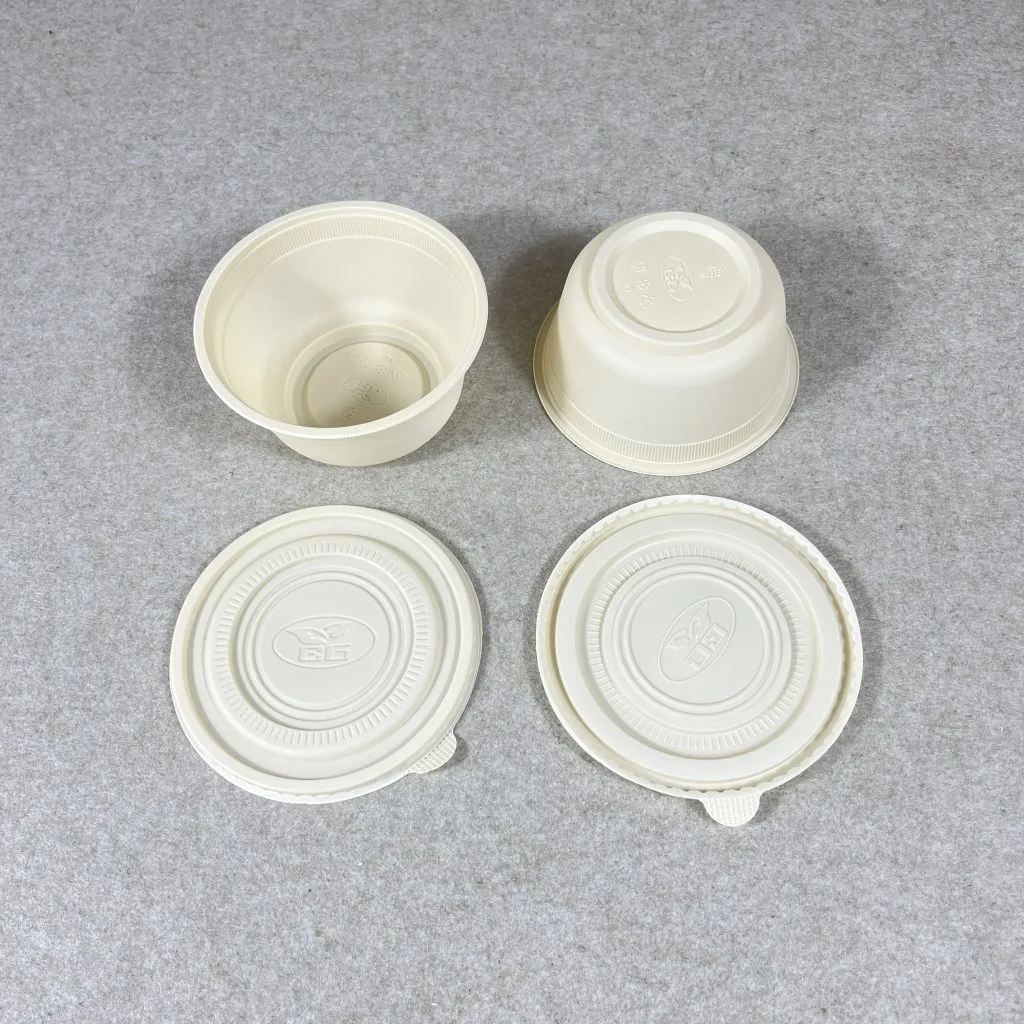 أوعية نشا الذرة التي تستخدم لمرة واحدة