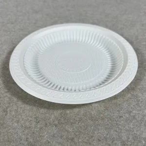 Assiettes en amidon de maïs biodégradables