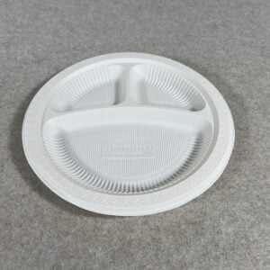 Cornstarch Compartment Disposable Plates