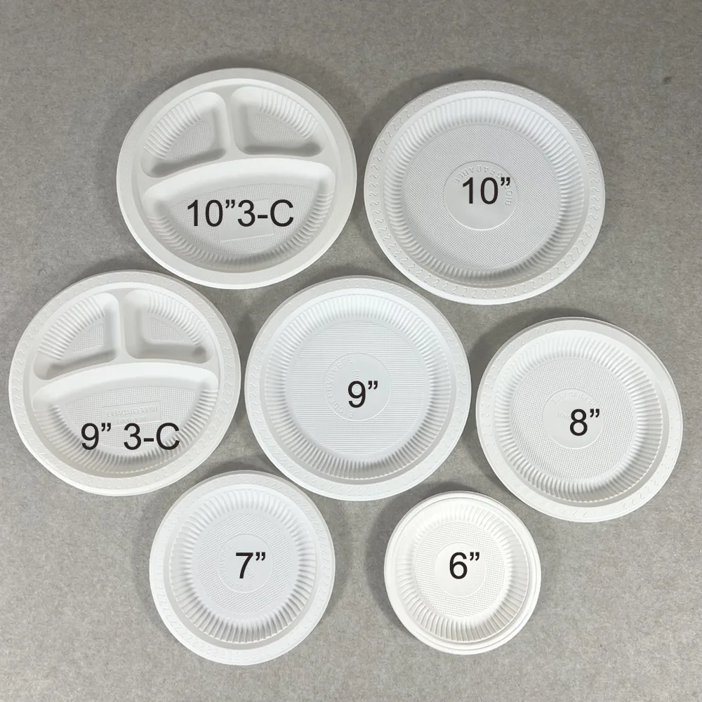 Almidón de maíz Platos de almidón de maíz