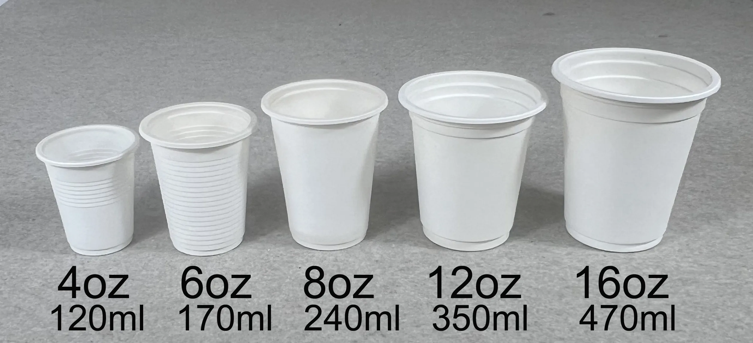 Tazza di plastica usa e getta PLA - Tazza di plastica ECO Friendly | Design di posate di plastica personalizzate e produzione di stoviglie di plastica | Tair Chu