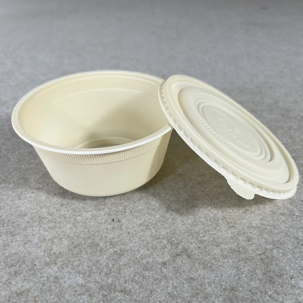 أوعية نشا الذرة التي تستخدم لمرة واحدة