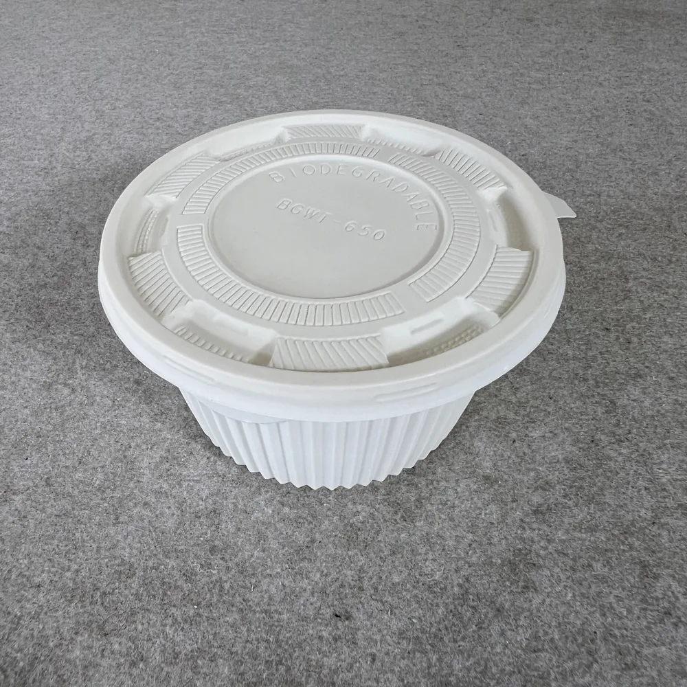 أوعية نشا الذرة التي تستخدم لمرة واحدة