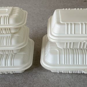 Einwegverpackungen aus Maisstärke Maisstärke-Burger-Box