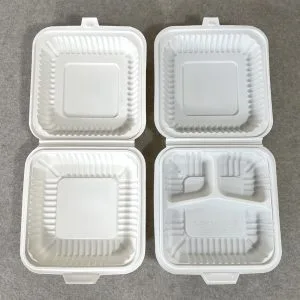 Amido di mais Amido di mais Scatole di plastica per alimenti compostabili