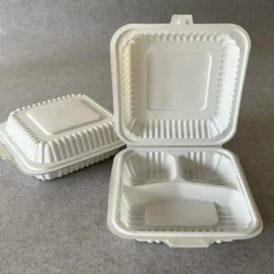 Amidon de maïs Amidon de maïs Boîtes alimentaires en plastique compostables