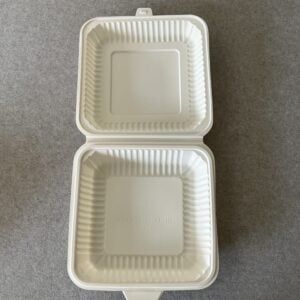 علبة طعام من نشا الذرة