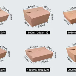 Cajas de papel kraft al por mayor