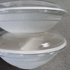 環境に優しい使い捨て蓋付ボウル