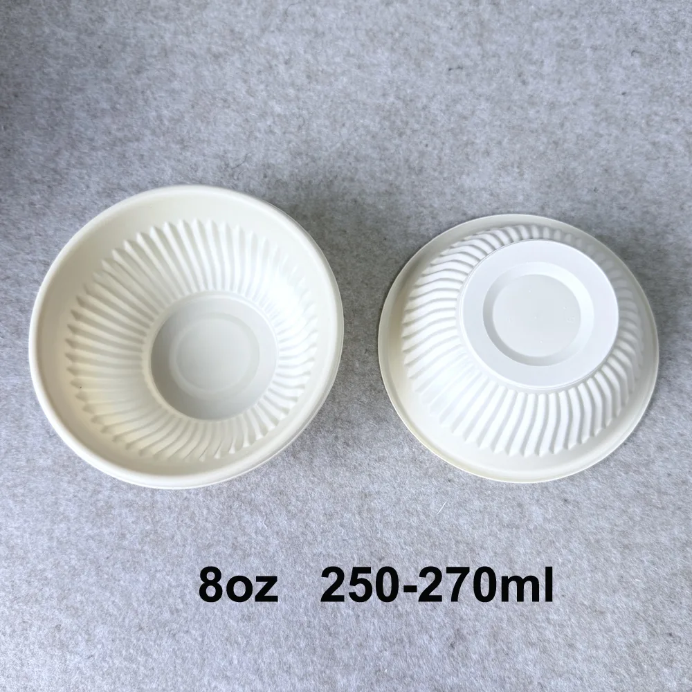 Wegwerp composteerbare plastic kommen 12oz maïszetmeel