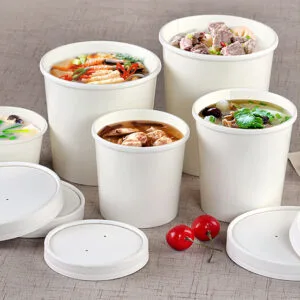 Takeaway To Go Soup Containers With Lids