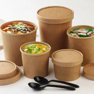 Takeaway To Go Suppenbehälter mit Deckel