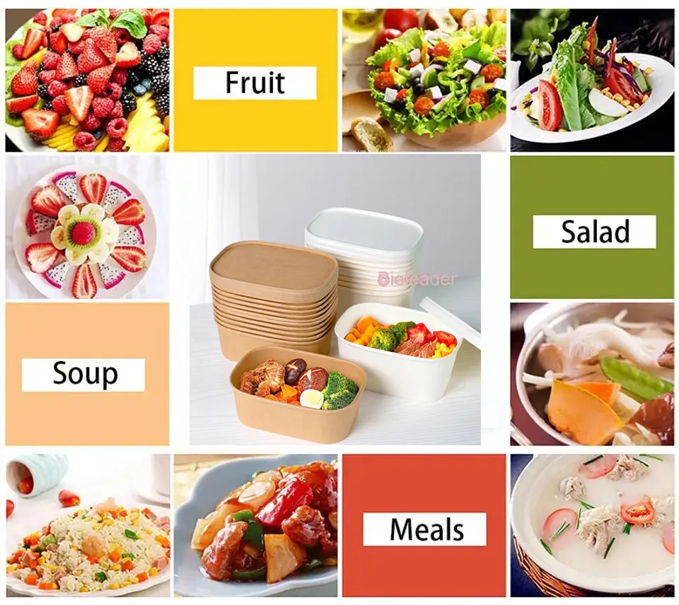 Frutero rectangular grande Papel