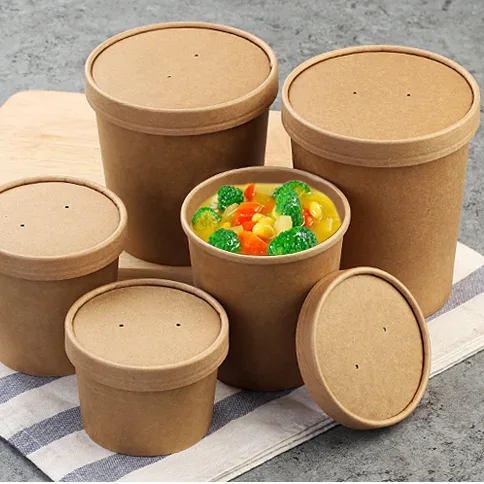 16 bicchieri di carta da 12 once con coperchio