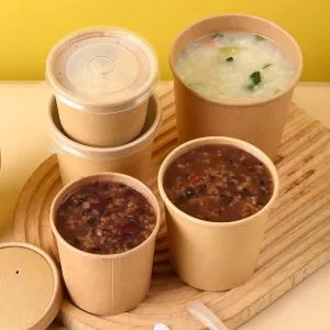 Custom Disposable Paper Hot Soup Cups | Bioleader® Paper Cups Manufacturer