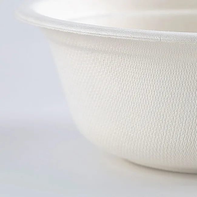 Taças descartáveis compostáveis Taça de pasta de papel