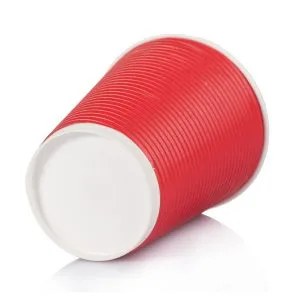 Tazas de café desechables con tapa