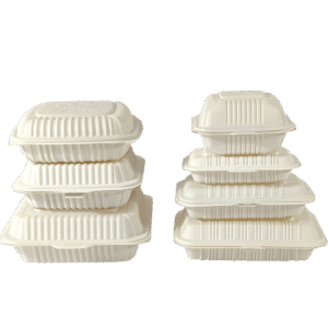 Cornstarch Clamshell Box