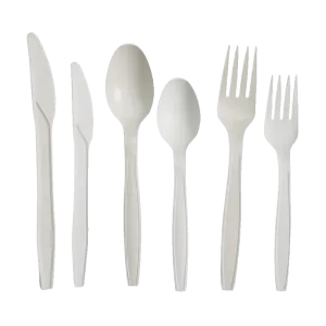 Cornstarch Spoon Fork