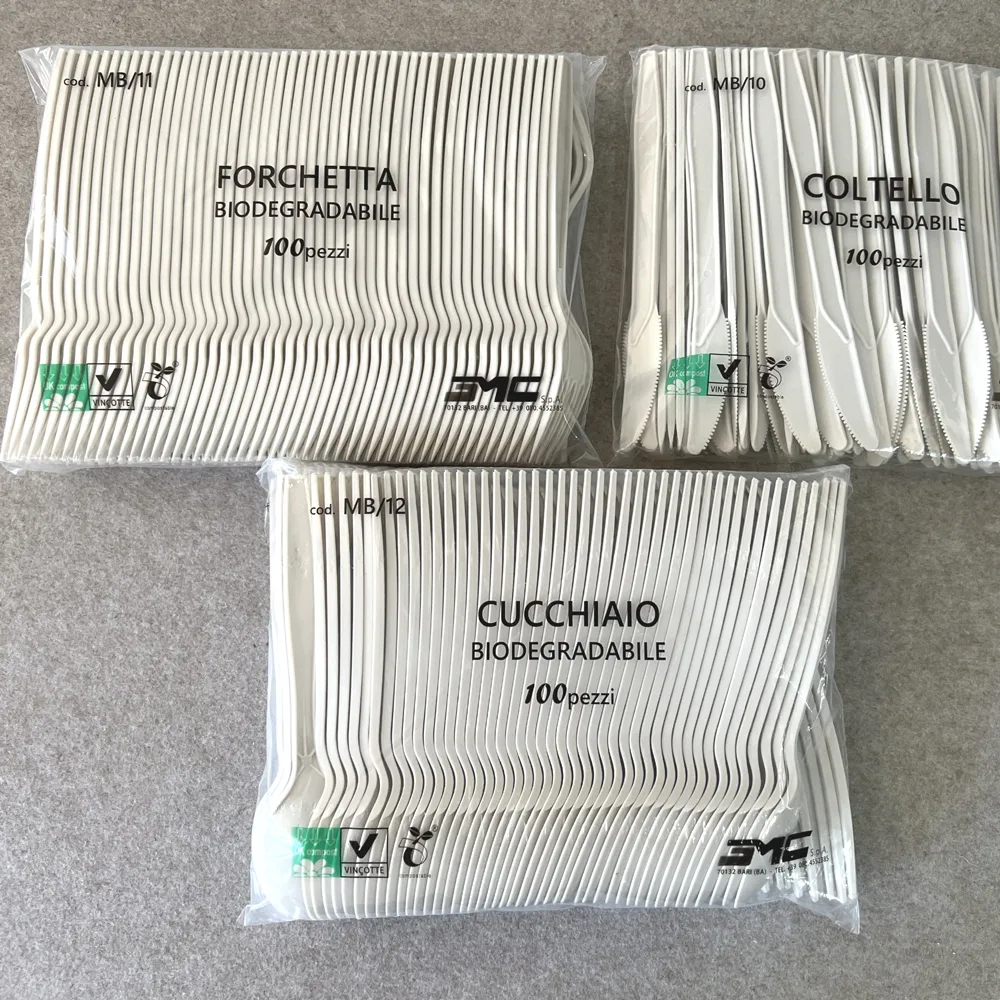 Disposable Individually Wrapped Plastic Cutlery