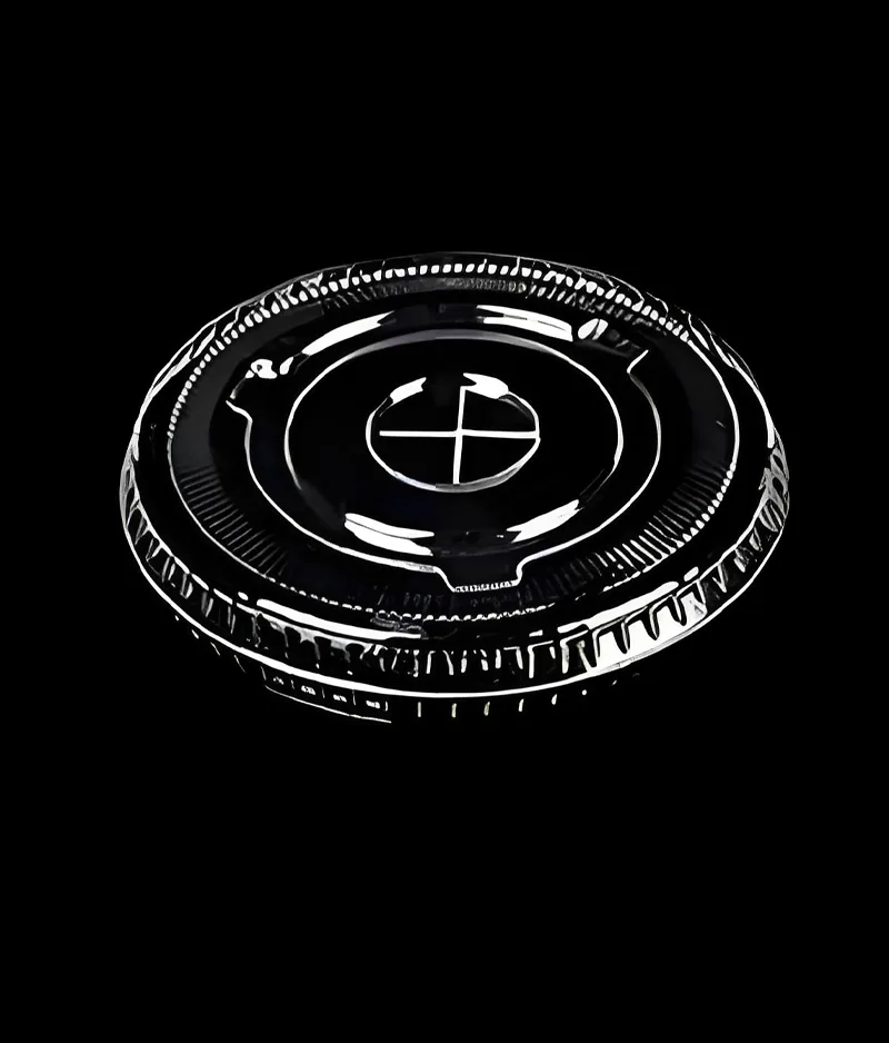 Compostable PLA Cups Clear PLA Flat Lid