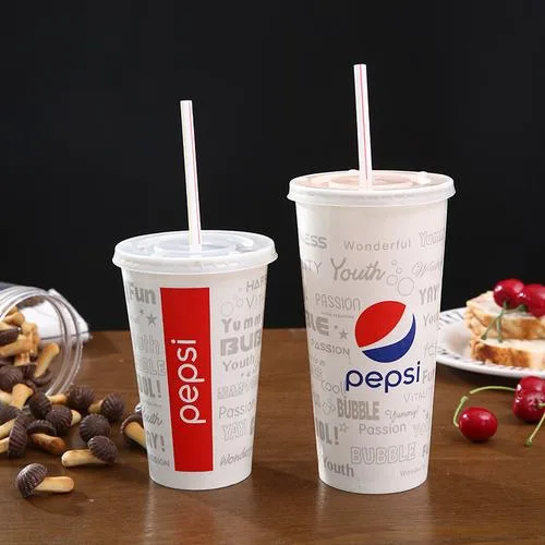 Одноразовые картонные бумажные стаканчики 2-20 фунтов