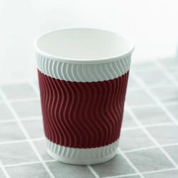 Custom Biodegradable Paper Coffee Cups – 2, 4, 6, 7, 8, 10, 12, 16, 20 oz