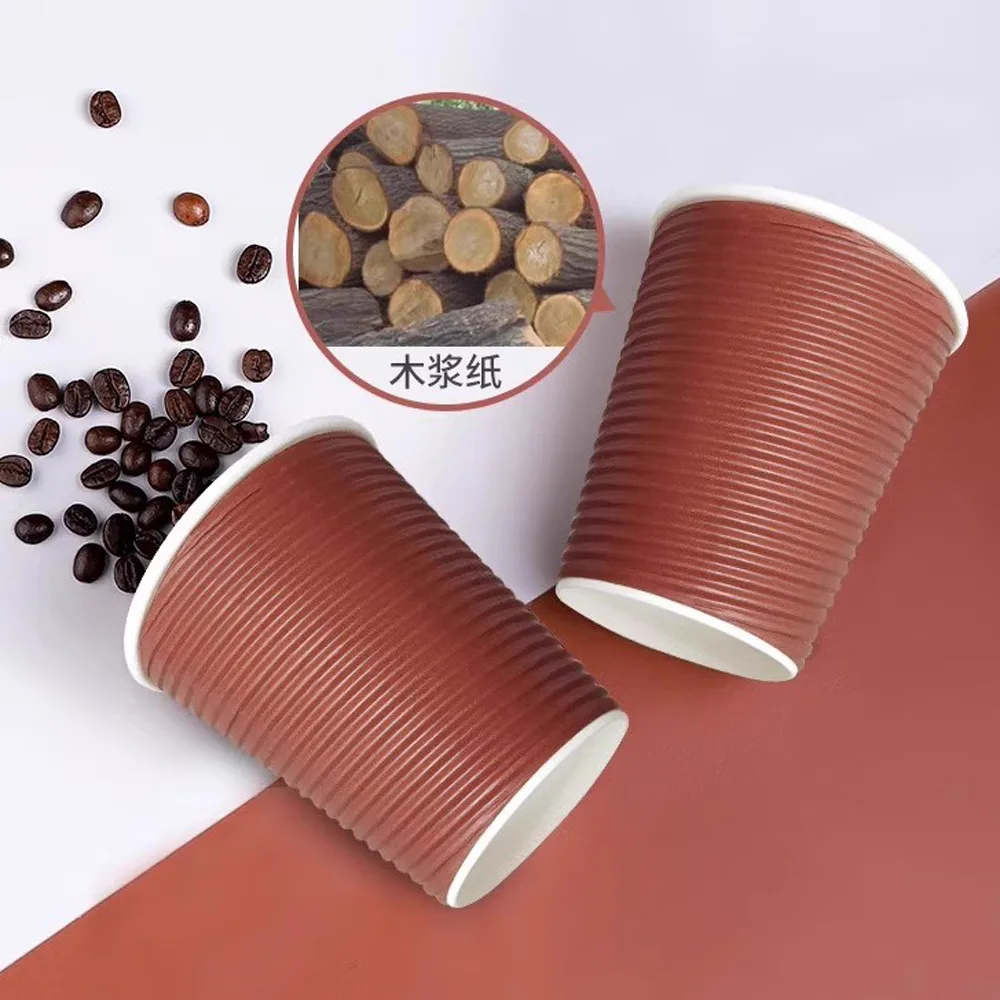 Одноразовые картонные бумажные стаканчики 2-20 фунтов