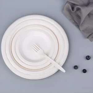 Platos de papel ecológicos
