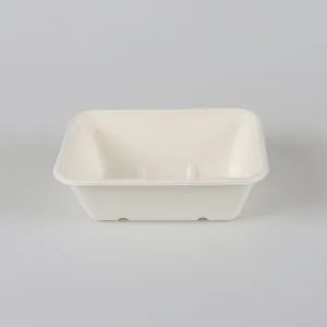 Bandejas de alimentos desechables con tapas