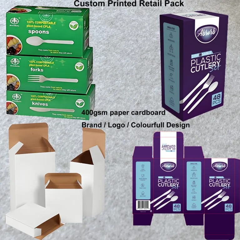 Talheres biodegradáveis compostáveis