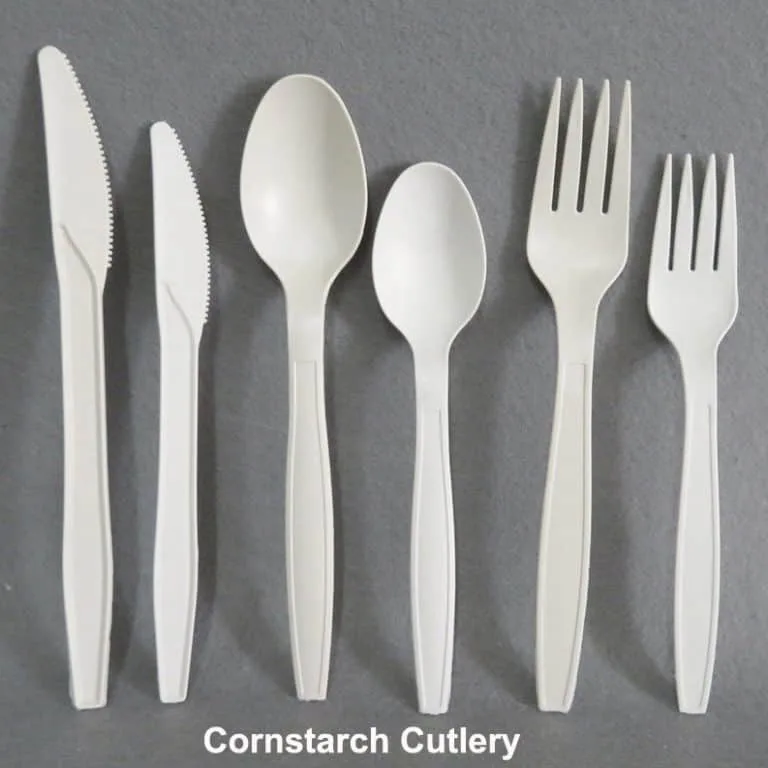 Cornstarch Cutlery size