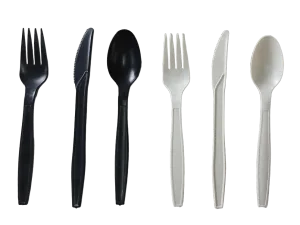 Colheres descartáveis biodegradáveis Garfos Fabricante e fornecedor