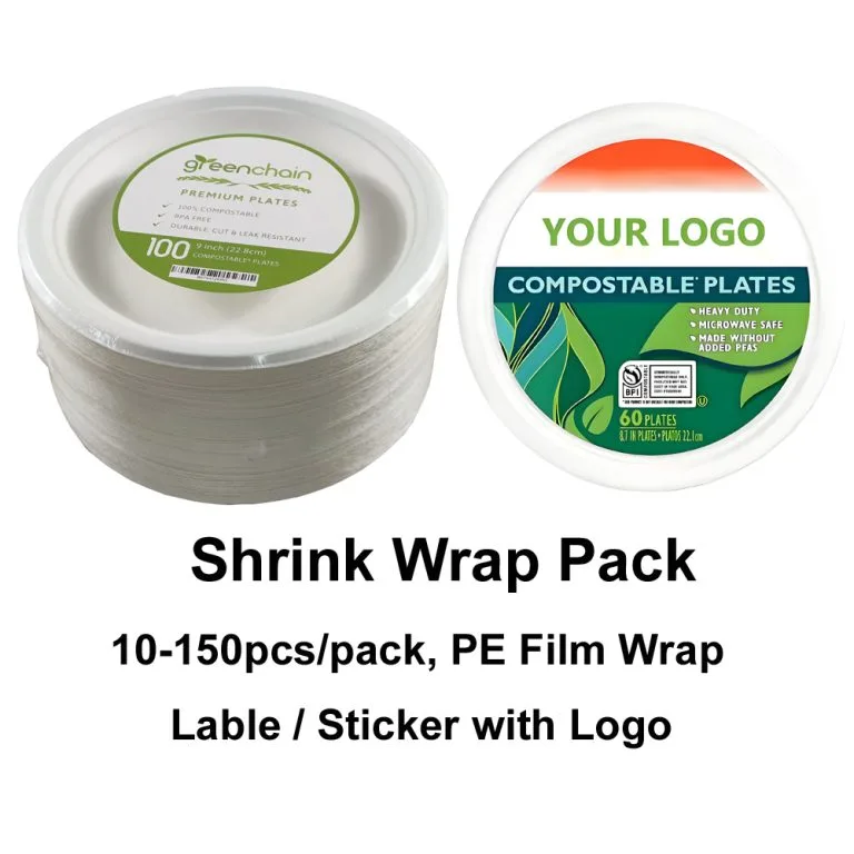 عبوة التغليف المتقلص لألواح قصب السكر القصب