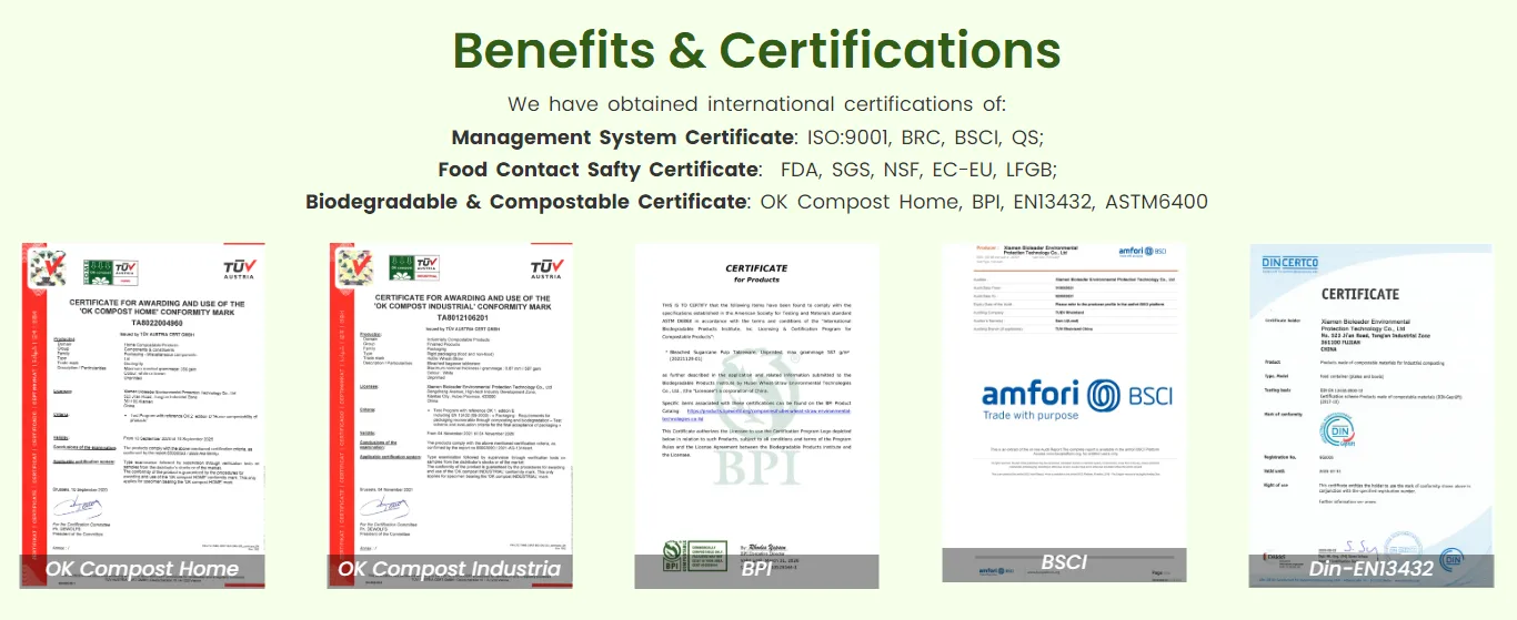 Сертификат компостирования Bioleaders