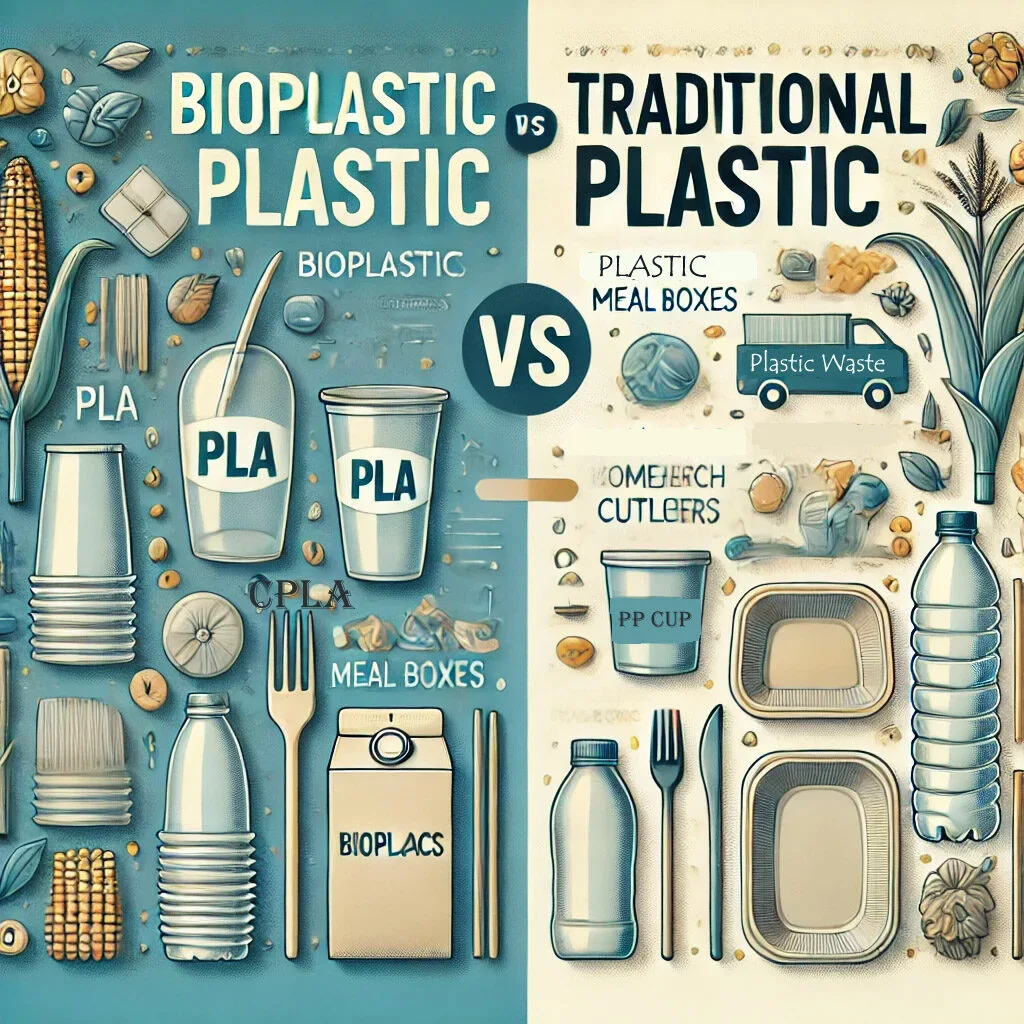 バイオプラスチックと従来のプラスチックの比較