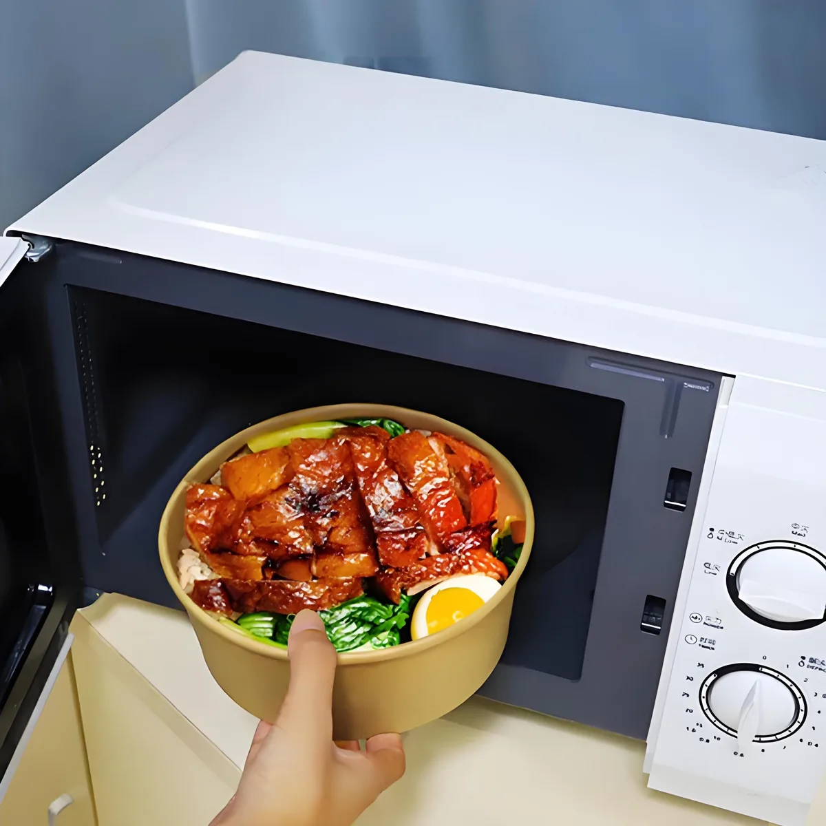 Cartón seguro para microondas para alimentos