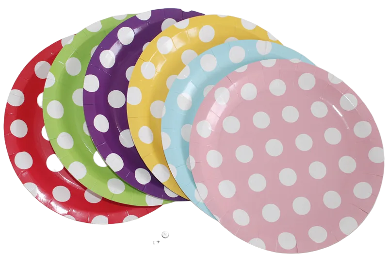 Бумажные тарелки с покрытием