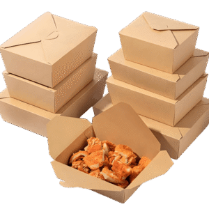 Cajas de papel kraft para comida para llevar - Venta al por mayor de envases ecológicos para alimentos