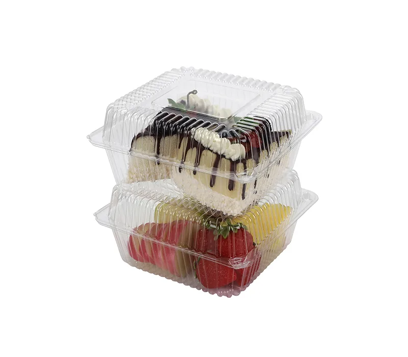 Embalagem PLA com concha para fruta