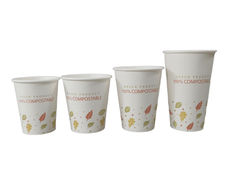 Gobelets en papier avec revêtement en PLA