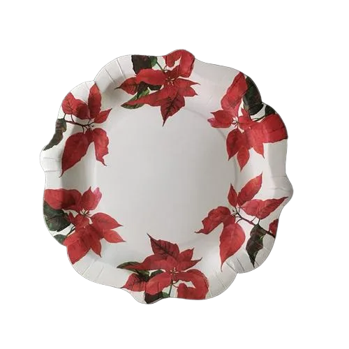 Бумажные тарелки с печатью 1