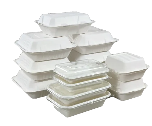 Контейнер для пищевых продуктов из багассы сахарного тростника