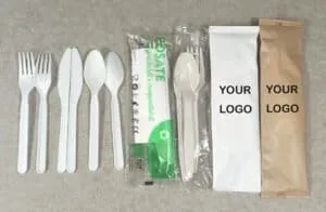 PLA CPLA Biodegradable Cutlery Sets