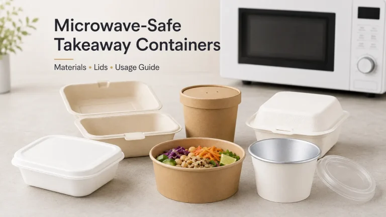 ¿Qué envases para comida para llevar se pueden meter en el microondas? Materiales, tapas y guía de uso
