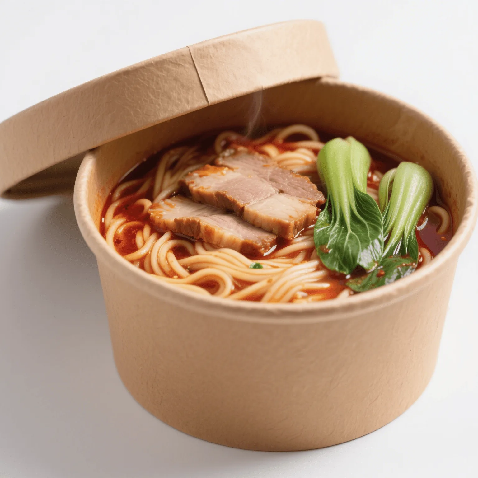Kraft Paper Bowl with lid
