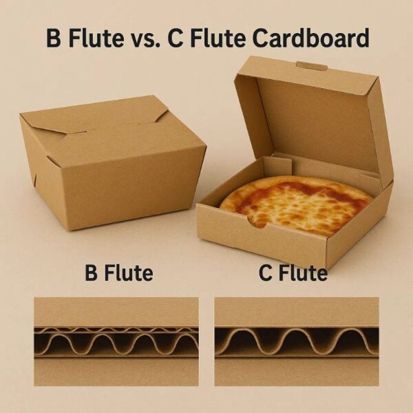 B Flute vs. C Flute Which Cardboard Is Best for Food Boxes