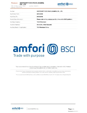 BSCI Audit Report | Bioleader® Certificate