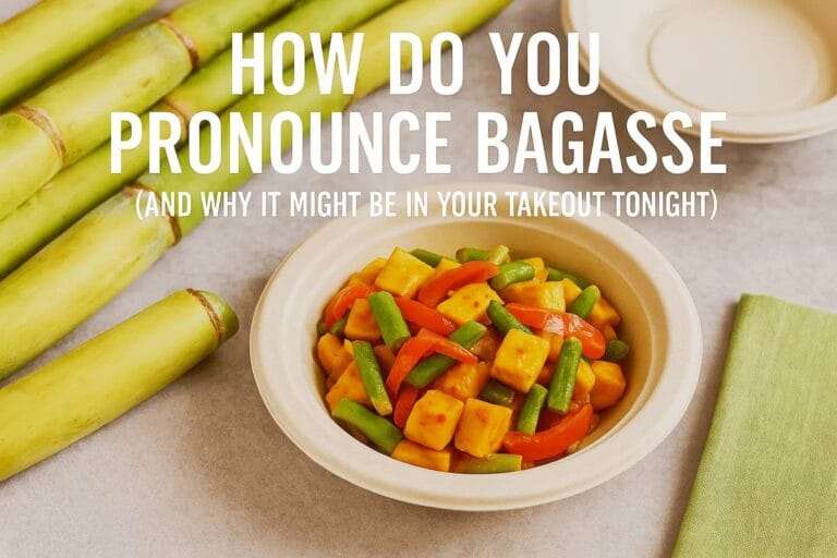 How Do You Pronounce Bagasse? (And Why It Might Be in Your Takeout Tonight)