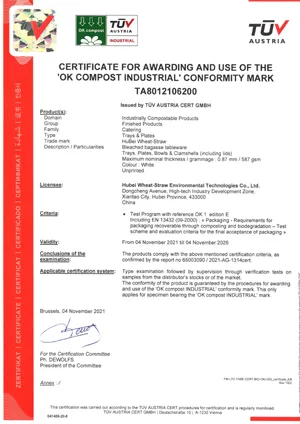OK Compost Industrial | Bioleader® Certificate